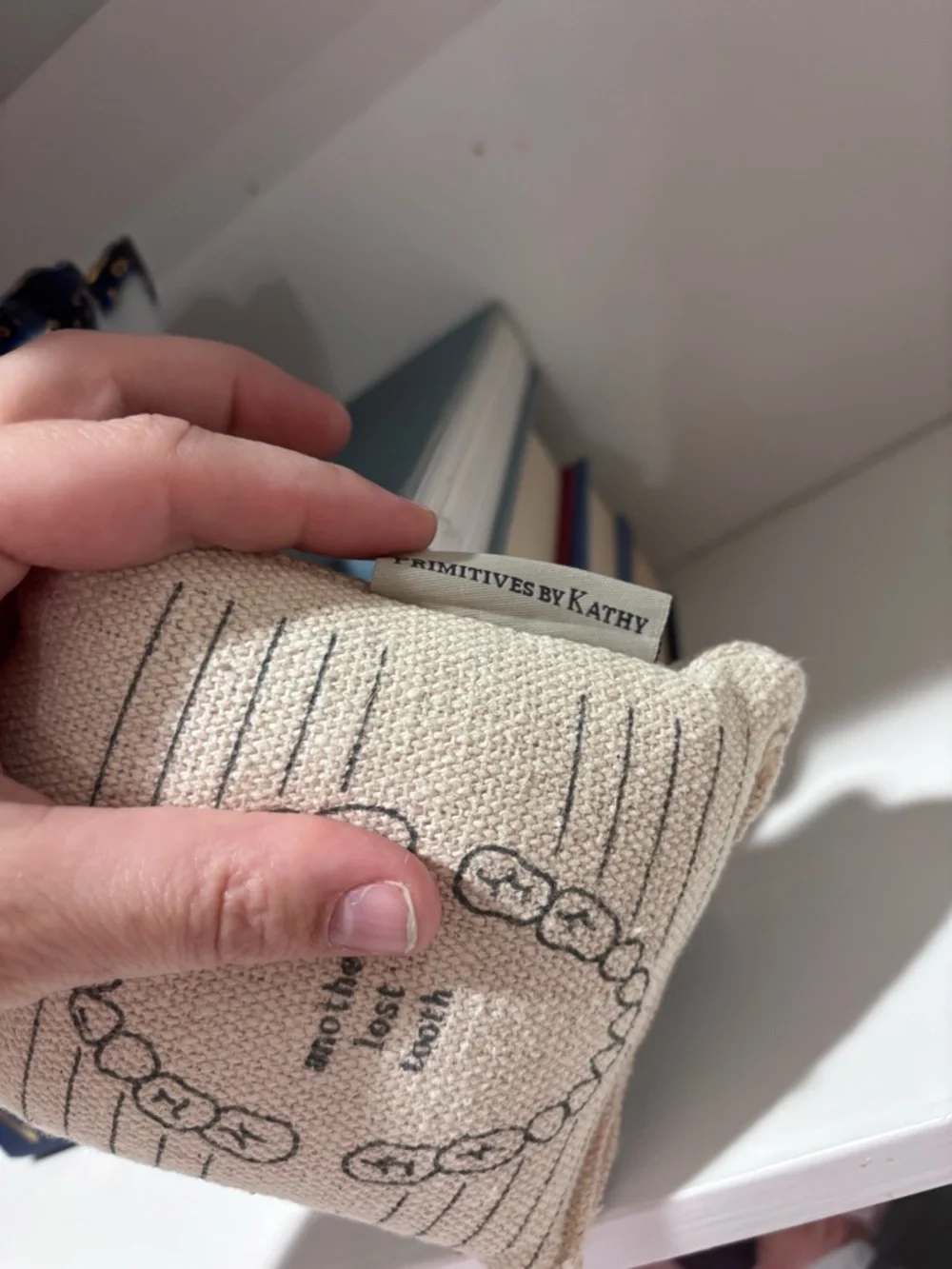 Primitives by Kathy 19269 Mini Linen Pillow, 5.25
